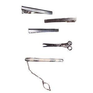 5 Piece Tie Clip Set